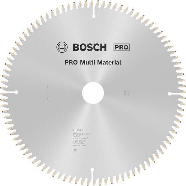 BOSCH Kreissägeblatt 300 mm 96 Zähne HLTCG für Aluminium, Kunststoff und Holz