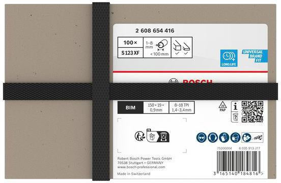 Bosch Säbelsägeblatt S 123 XF Progressor for Metal, 150 mm, TPI 8-14, 5er Pack