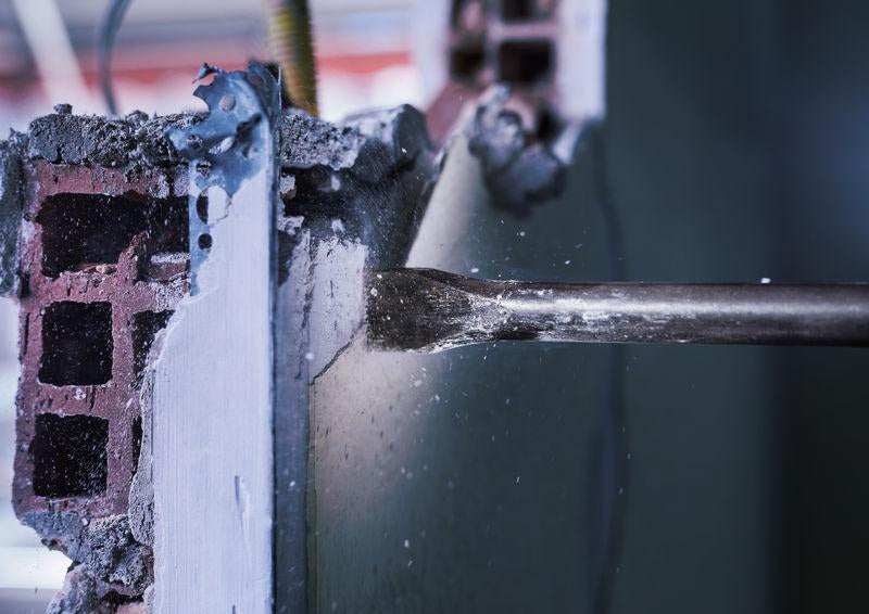 BOSCH Flachmeißel SDS-max 280 mm mit 25 mm Schneidenbreite für Stemm- und Abrissarbeiten