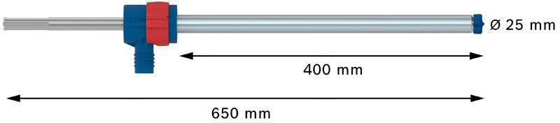 BOSCH Hammerbohrer-Set EXPERT SDS Clean max-8X, 20,0 mm, 650 mm – Staubarm bohren in Stahlbeton