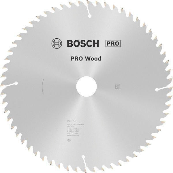 Bosch Kreissägeblatt PRO Wood AD 160 mm Z24 WZ für präzise Holzschnitte