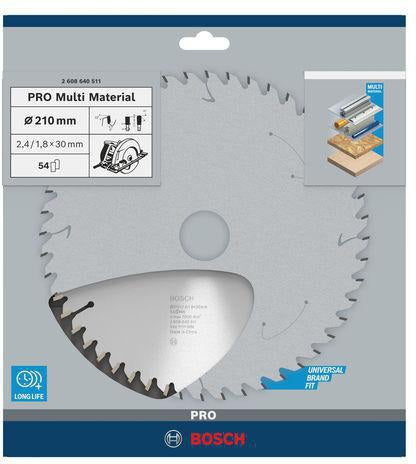 BOSCH Kreissägeblatt Multi Material 160 mm 42 Zähne HLTCG für Holz, Aluminium und Kunststoff