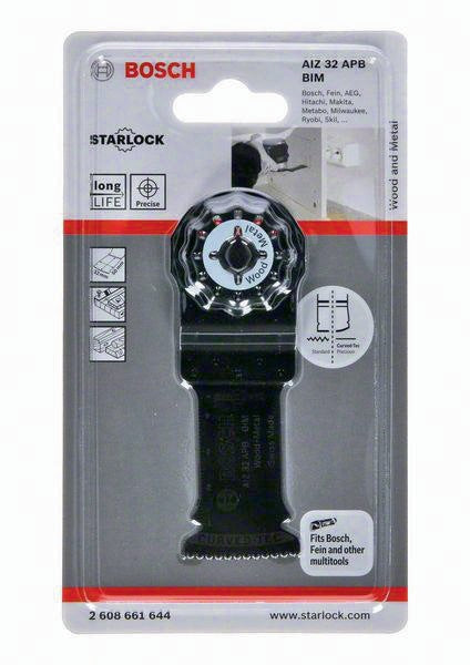 BOSCH Tauchsägeblatt PAIZ 32 APB, 32 mm, Eintauchtiefe 60 mm, Starlock Plus, BIM