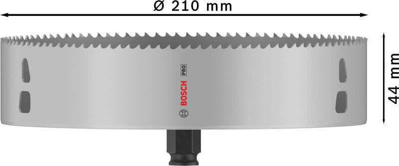 Bosch Lochsäge PRO Multi Material PC Plus 102 mm – HSS mit 8% Kobalt für Stahl und Trockenbau