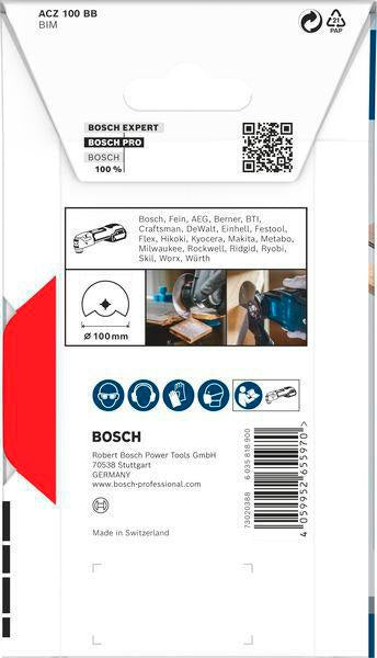 BOSCH Segmentsägeblatt PRO ACZ 100 BB Ø 100 mm Starlock für präzise Holzschnitte