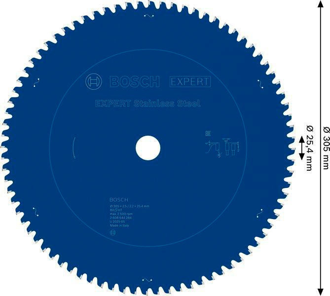 Bosch EXPERT Stainless Steel Kreissägeblatt 230 mm, 46 Zähne, für Edelstahl