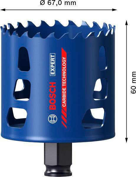 Bosch Lochsäge EXPERT Multi Material 25 mm – Carbide Technology für Holz, Metall & Fliesen