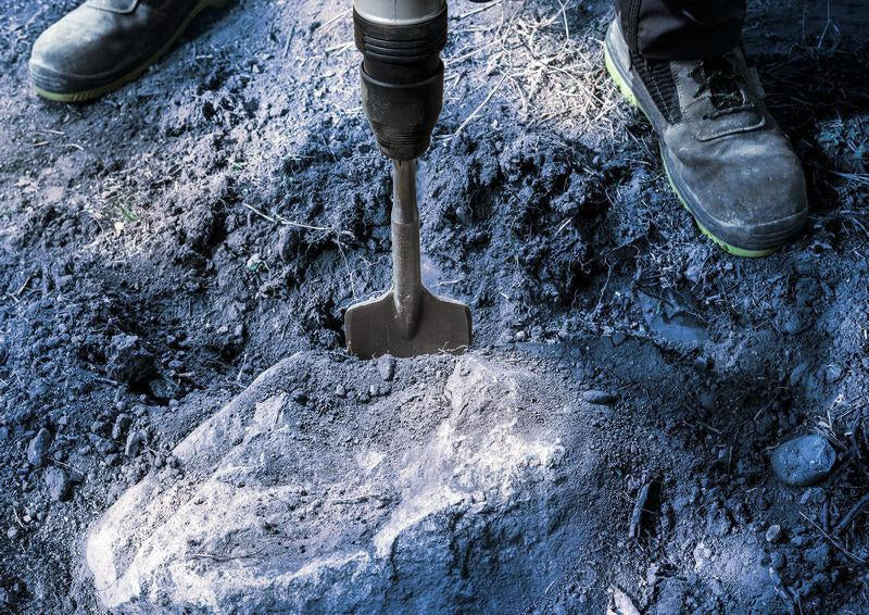 BOSCH Schaufelmeißel SDS-max 400 mm – 110 mm Schneidenbreite für Erdarbeiten