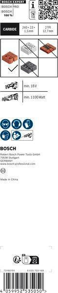 Bosch Expert Hollow Brick Säbelsägeblatt S1243HM 300 mm für Hohlziegel