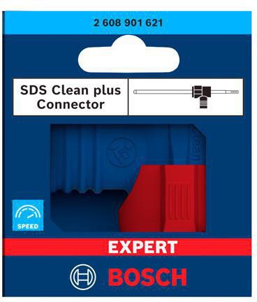 BOSCH Hammerbohrer-Anschluss EXPERT SDS Clean plus – Schneller Bohrerwechsel für staubarmes Bohren