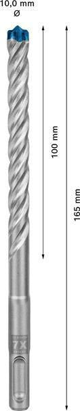 BOSCH Hammerbohrer Expert SDS-7X 5 mm SDS-plus 30 Stück für Stahlbeton