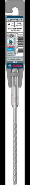 Bosch Hammerbohrer PRO SDS plus-5X, Ø 10,0 mm, Arbeitslänge 100 mm, SDS plus, Vierschneider für Stahlbeton