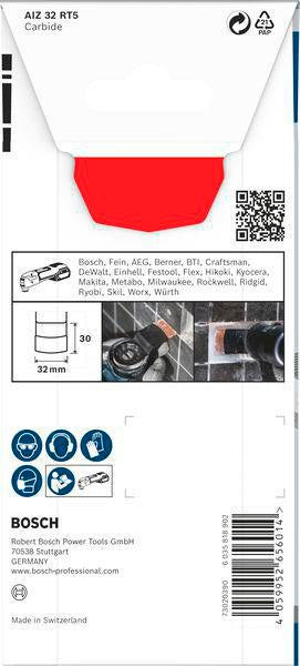 BOSCH Tauchsägeblatt PRO AIZ 32 RT5, 32 mm, Starlock, für Fliesen & abrasives Material