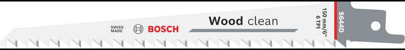 Bosch Säbelsägeblatt S 644 D, 150 mm, HCS, für Holz, Span, MDF und Kunststoff, 5er Pack