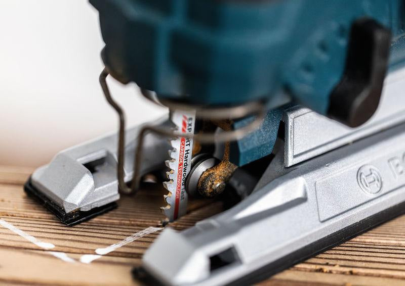 Bosch Stichsägeblatt Hardwood Fast T 144 DHM, 100 mm, 3 Stück – für Hartholz & WPC