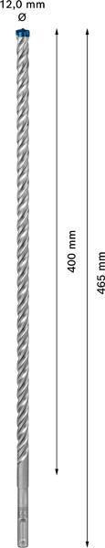 BOSCH Hammerbohrer Expert SDS-7X Ø18 mm, Arbeitslänge 200 mm, SDS-plus