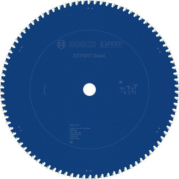 Bosch Kreissägeblatt EXPERT Steel AD 254 mm Z.60 HLTCG für Edelstahl