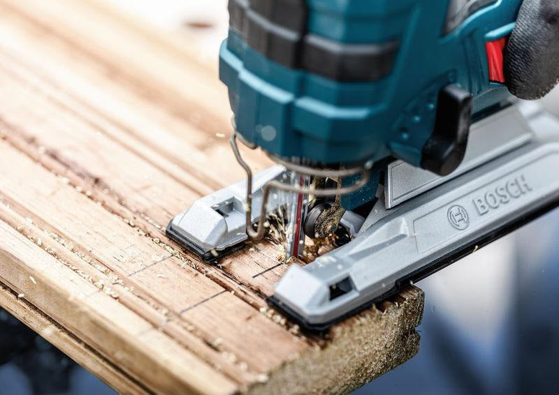 Bosch Stichsägeblatt Hardwood Fast T 144 DHM, 100 mm, 3 Stück – für Hartholz & WPC