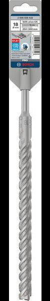 Bosch Hammerbohrer PRO SDS plus-5X, Ø 10,0 mm, Arbeitslänge 100 mm, SDS plus, Vierschneider für Stahlbeton