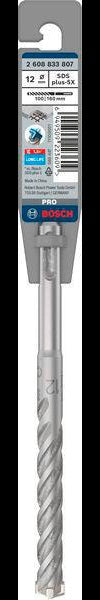 Bosch Hammerbohrer PRO SDS plus-5X, Ø 10,0 mm, Arbeitslänge 100 mm, SDS plus, Vierschneider für Stahlbeton
