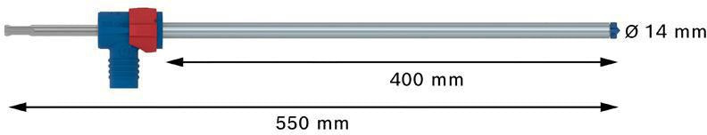 BOSCH Hammerbohrer-Set EXPERT SDS Clean plus-8X, 12 mm, 350 mm, Staubabsaugung
