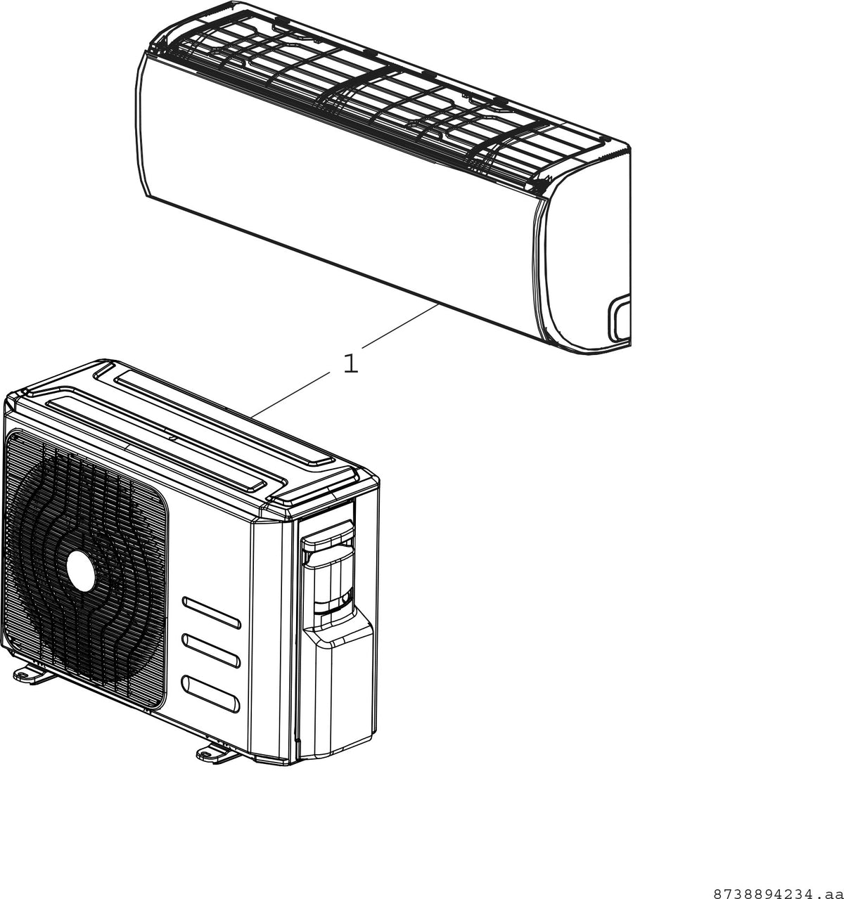 BOSCH Klimagerät CL3000iU W 20 E Split Inneneinheit 2,0 kW – Wandhängend, leise, mit Fernbedienung