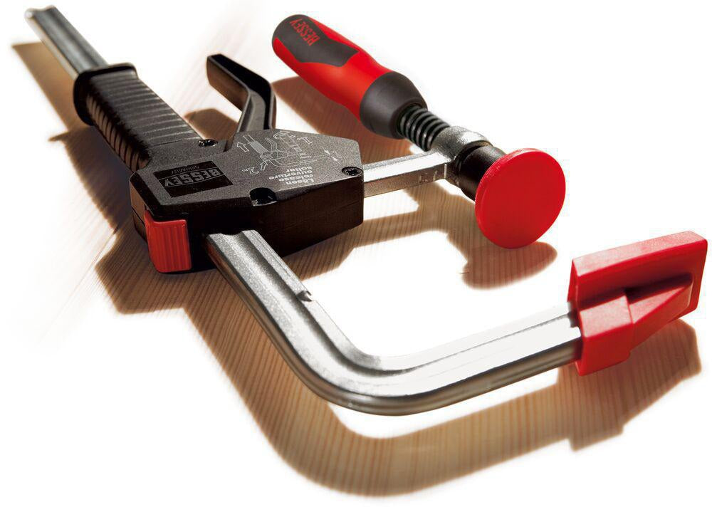 BESSEY Einhandzwinge EHZ30-2K | 300 mm Spannweite, 100 mm Ausladung, 3500 N Spannkraft