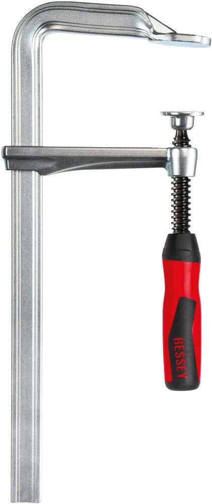 BESSEY Ganzstahlschraubzwinge GZ-2K, Spannweite 120 mm, Ausladung 60 mm, 2-K-Griff, bis 6.000 N Spannkraft