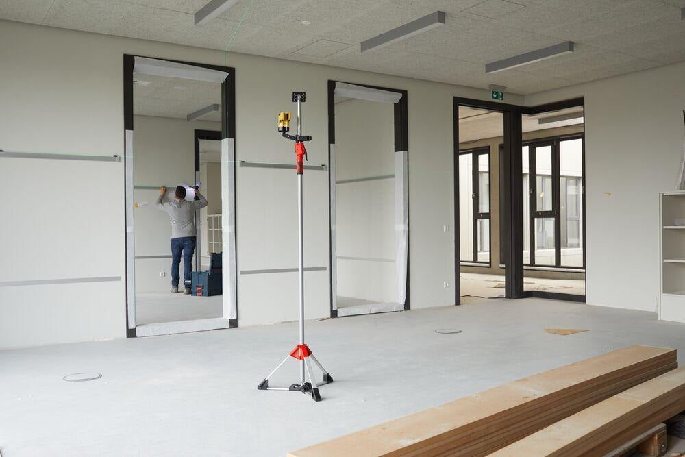 BESSEY Baustativ STE-BS für Deckenstützen mit Rohr-Ø 29 und 32 mm – Stabiler Stand, Werkzeuglose Montage