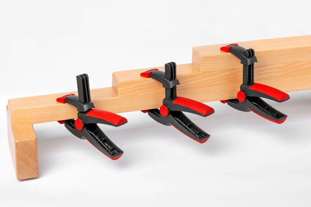 BESSEY Federzwinge VarioClippix XV – stufenlos verstellbar, 55 mm Spannweite