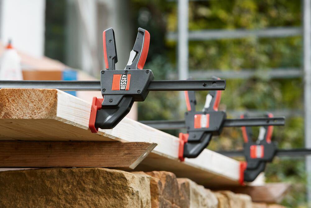 BESSEY Einhandzwinge EZ Spannweite 150 mm, Ausladung 60 mm, umsteckbar zum Spreizen
