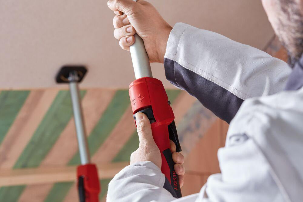 BESSEY Montagestütze STE250 – Teleskopstütze bis 160 kg, 1450–2500 mm, Einhandbedienung
