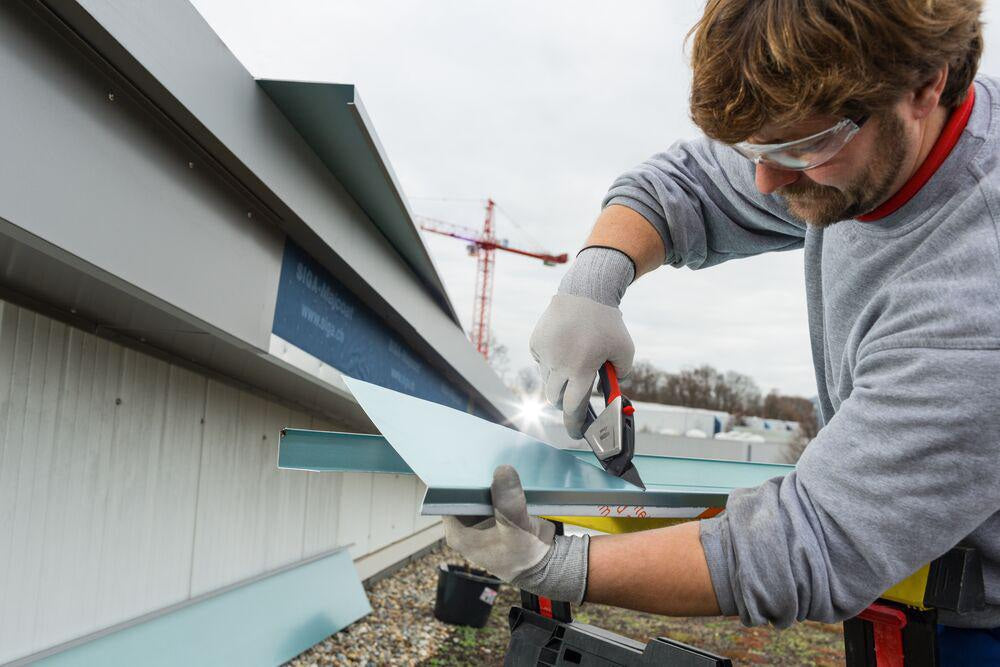 ERDI Idealblechschere D39ASS 230 mm rechts – für Stahl bis 1,2 mm und Edelstahl bis 1 mm