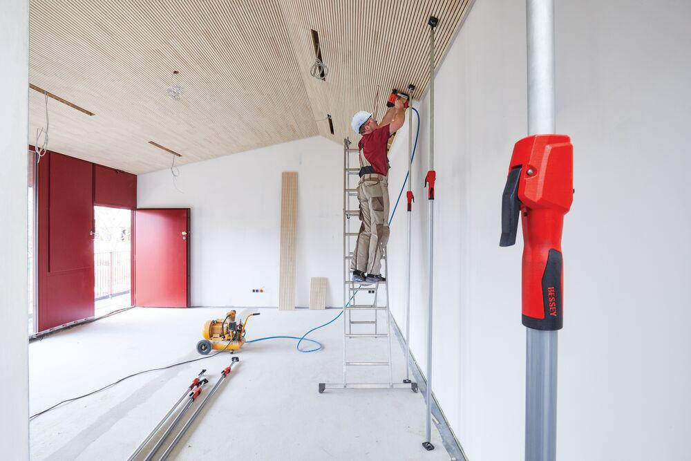 BESSEY Montagestütze STE250 – Teleskopstütze bis 160 kg, 1450–2500 mm, Einhandbedienung