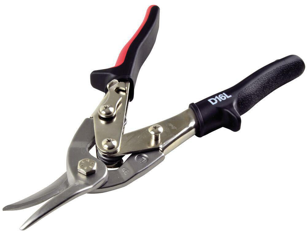 ERDI Figurenschere D16 240 mm rechts – für kurze gerade und Figurenschnitte in Blech