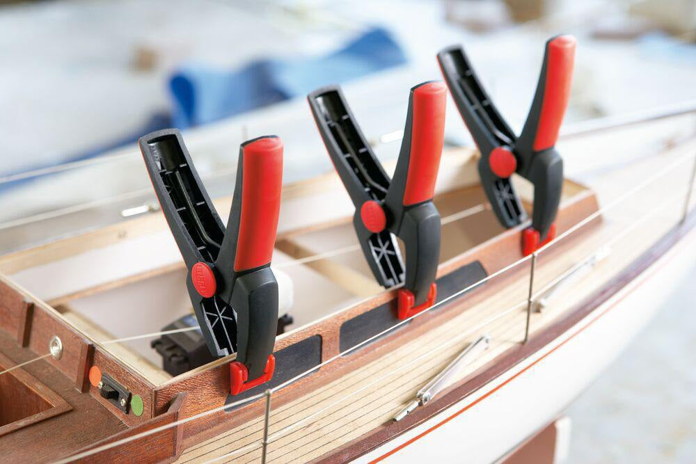 BESSEY Federzwinge Clippix XC Spannweite max. 35 mm, Ausladung 37 mm