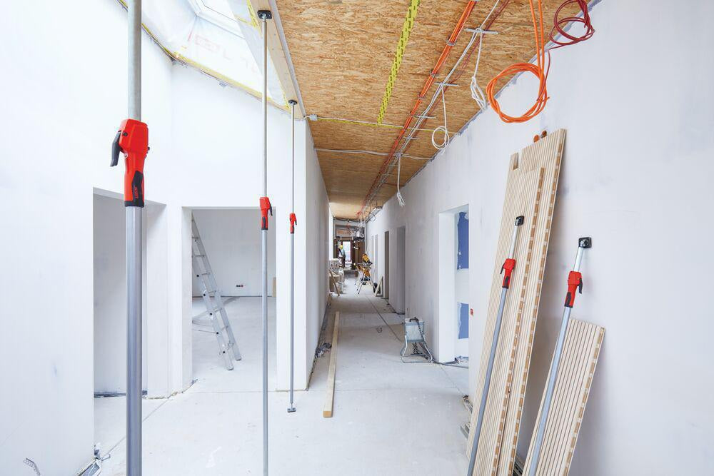 BESSEY Montagestütze STE250 – Teleskopstütze bis 160 kg, 1450–2500 mm, Einhandbedienung