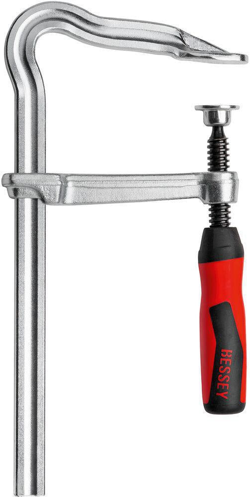 BESSEY Ganzstahlschraubzwinge OMEGA Spannweite 160 mm Ausladung 80 mm 2-K-Griff