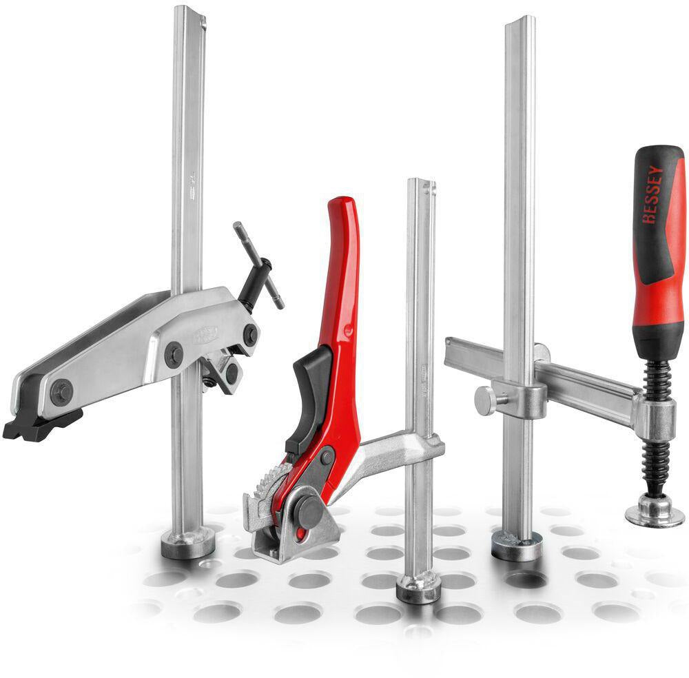 BESSEY Schwenkadapter TW28AV 160 mm für Bohrungs-Ø 28 mm – stufenlos schwenkbar