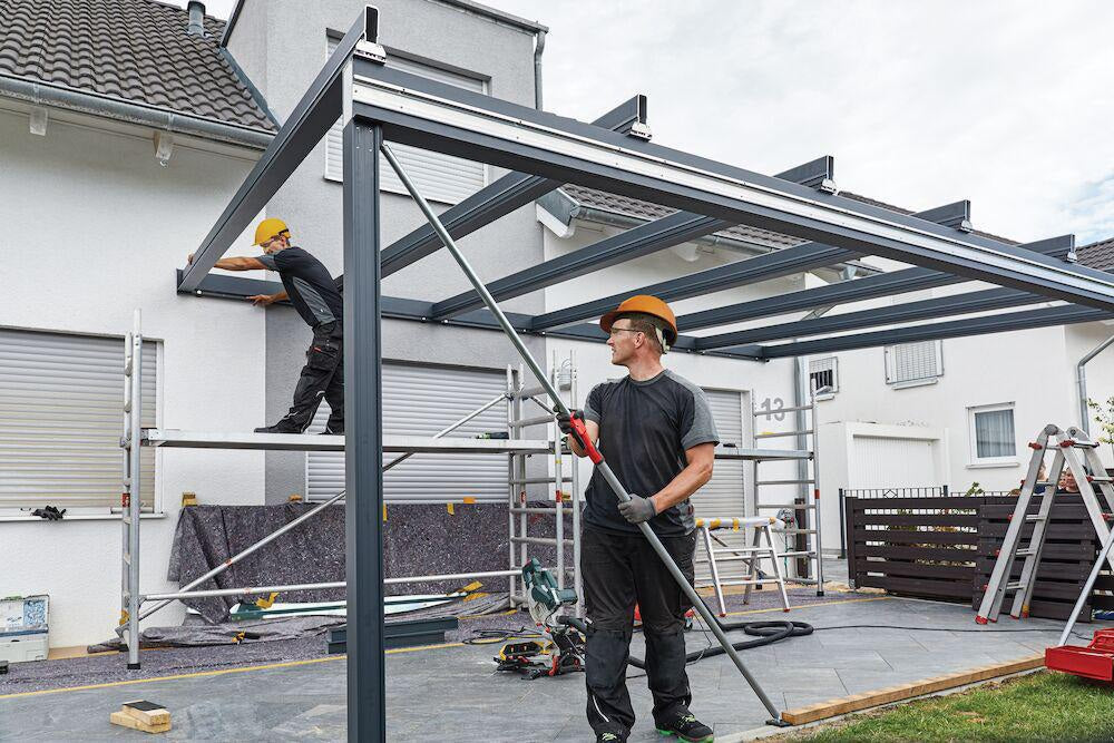 BESSEY Montagestütze STE250 – Teleskopstütze bis 160 kg, 1450–2500 mm, Einhandbedienung
