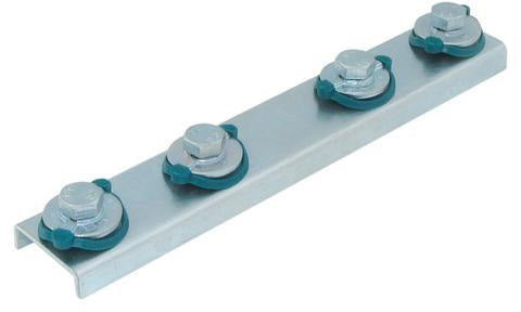 Walraven Schienenverbinder RapidRail ev 200x35x25 – Stahl, verzinkt, für C-Profil