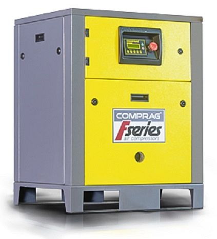 Comprag Schraubenkompressor, F0310, Basisversion ohne Behälter und Kältetrockner, 0,38 m³/min, 10 bar, C-11410002