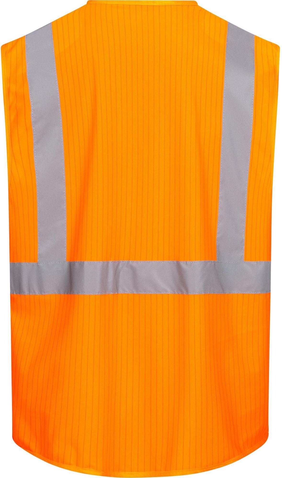 NITRAS Warnweste 7118 Gr. XXL neonorange – EN ISO 20471 Kl. 2, EN 1149, mit Reflexstreifen