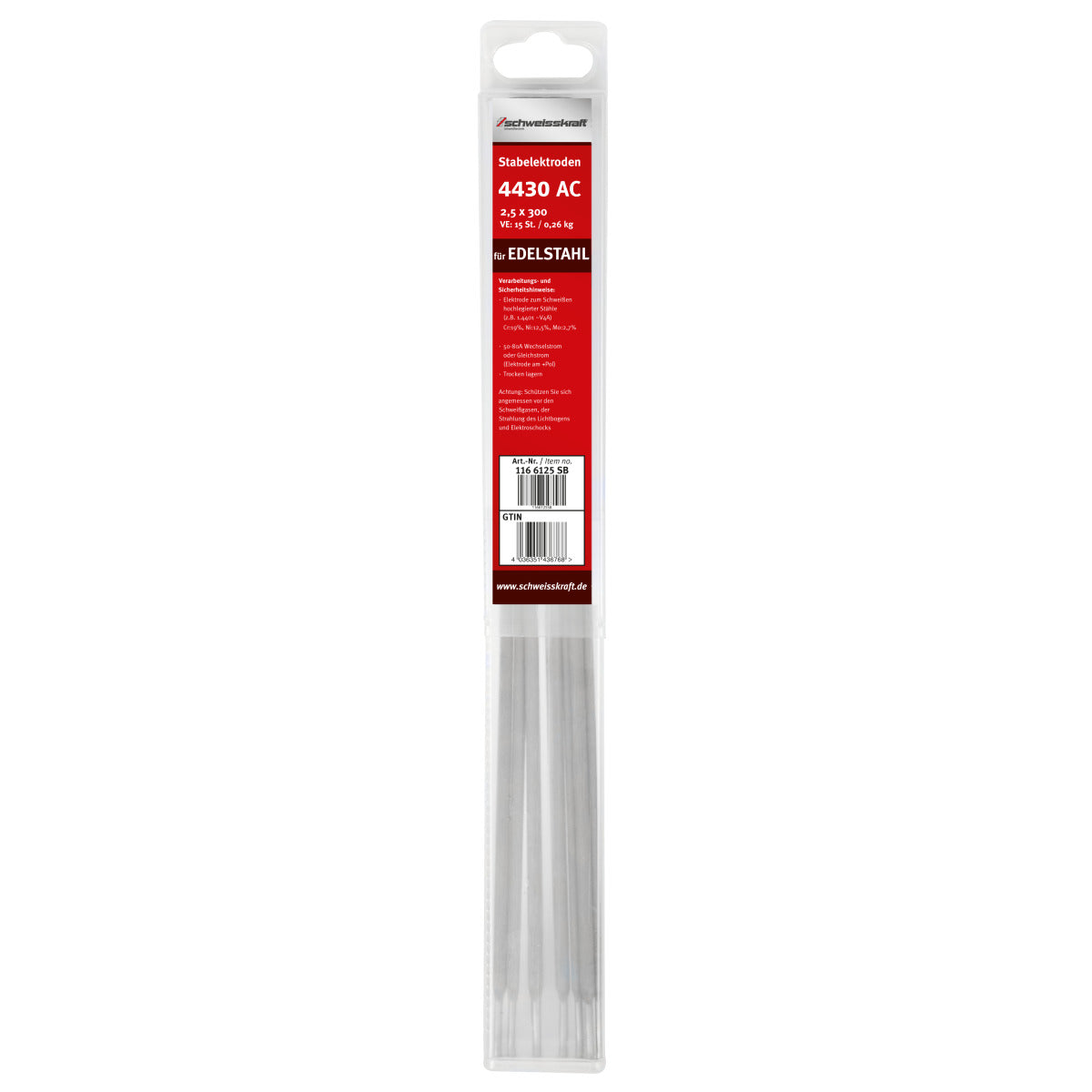Schweisskraft Stabelektrode 4430 AC 3,25 x 350 mm - Art. 1166133SB