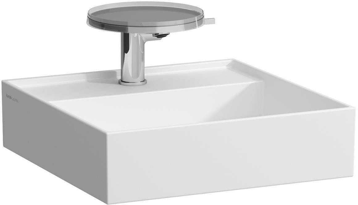 LAUFEN Handwaschbecken KARTELL 460x460mm weiß ohne Überlauf, 1 Hahnloch