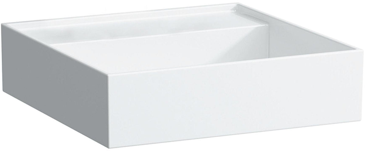 LAUFEN Handwaschbecken KARTELL 460x460mm weiß ohne Überlauf, 1 Hahnloch