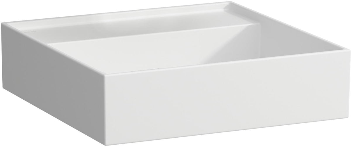 LAUFEN Handwaschbecken KARTELL 460x460mm weiß ohne Überlauf, 1 Hahnloch