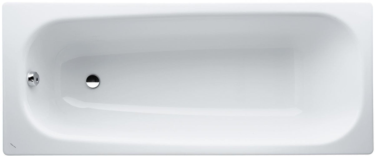 LAUFEN PRO Einbau-Badewanne 1700 x 700 mm weiß Stahl mit Schallschutz