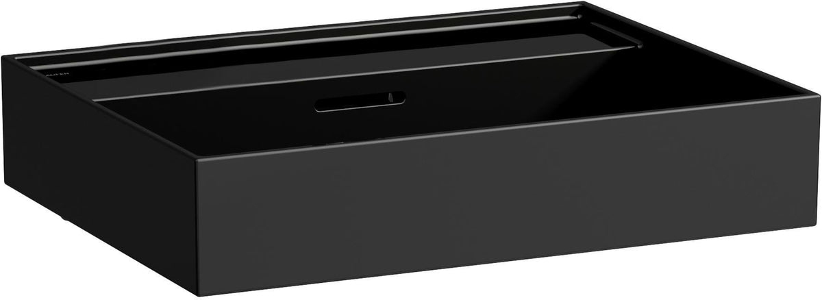 LAUFEN Waschtisch KARTELL 600x460mm Unterbau mit Überlauf, 1 Hahnloch, weiß