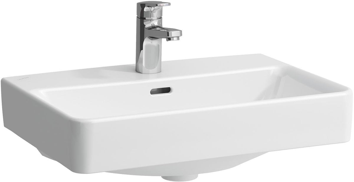 LAUFEN PRO S Waschtisch-Schale 550x380mm weiß mit 1 Hahnloch ohne Überlauf